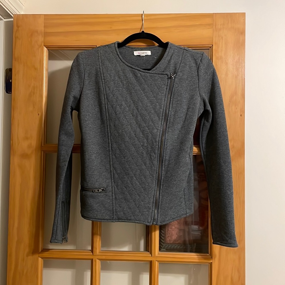 Athleta Quilted Motorcycle Jacket